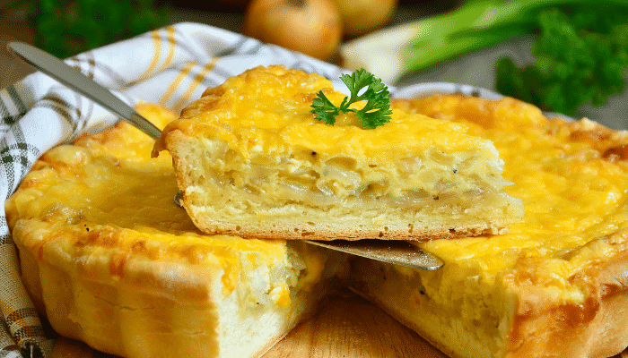 Torta de Cebola e Orégano