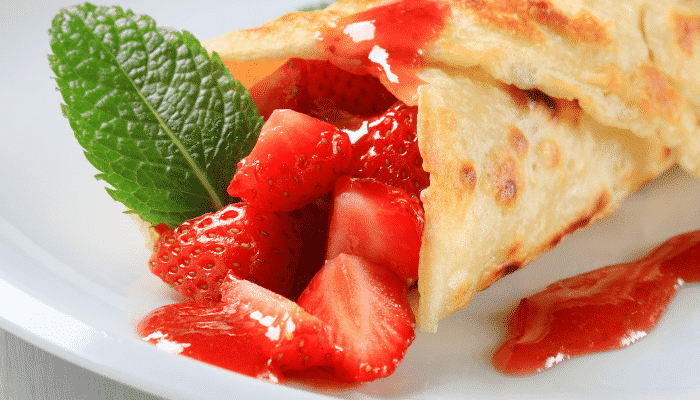 Crepe de Morango