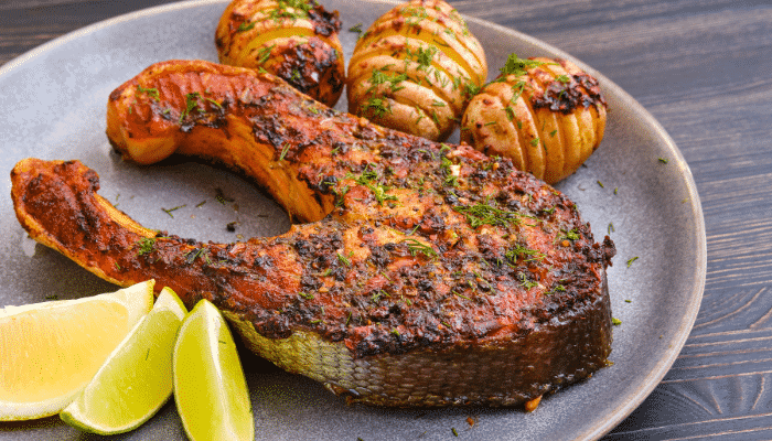 Salmão ao forno super fácil delicioso venha conferir agora