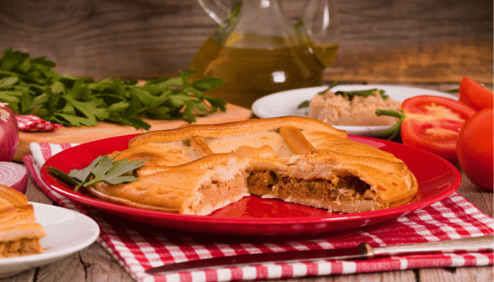 Torta de Atum com Massa Podre