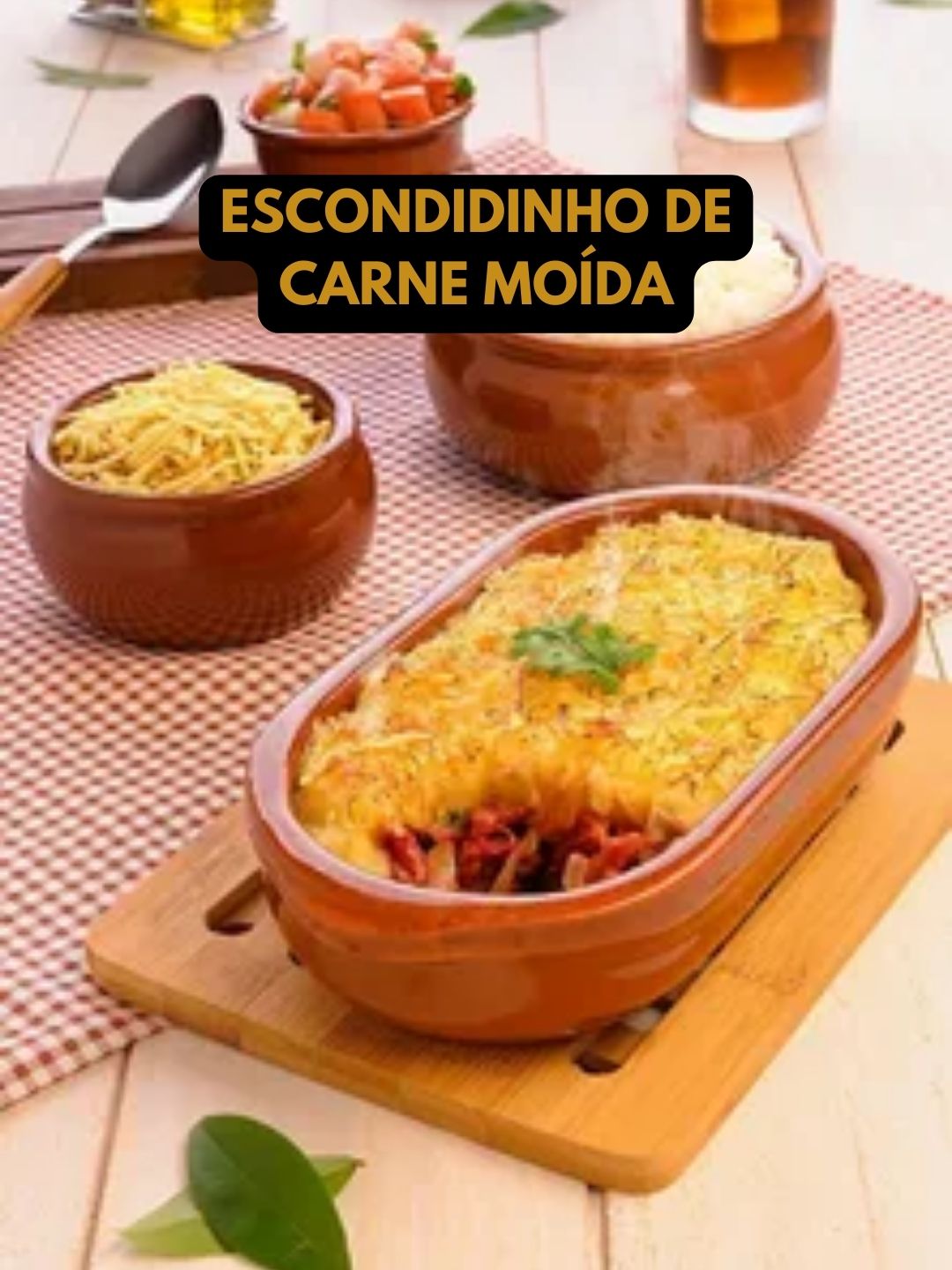 Escondidinho de carne moída